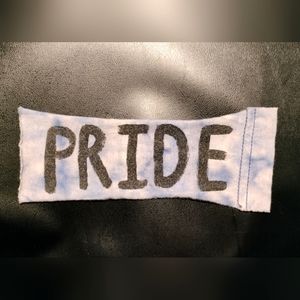 Blue Bleach Dyed PRIDE Patch